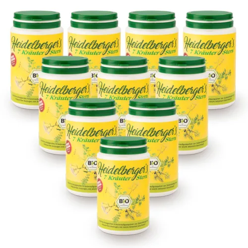 10 x BIO Heidelbergers 7-Kräuterstern Pulver 100g