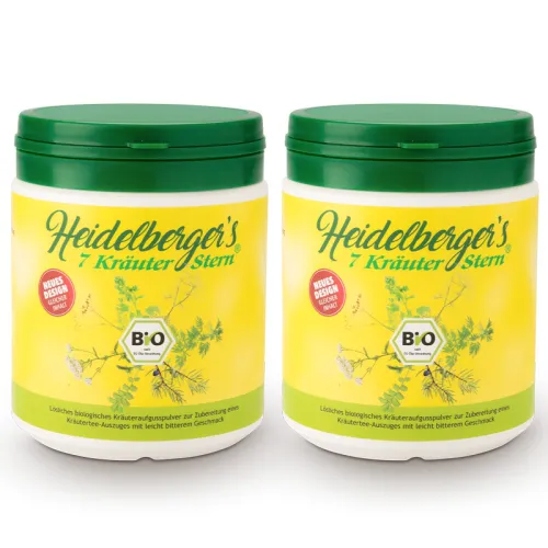 2 x BIO Heidelbergers 7-Kräuterstern Pulver 250g