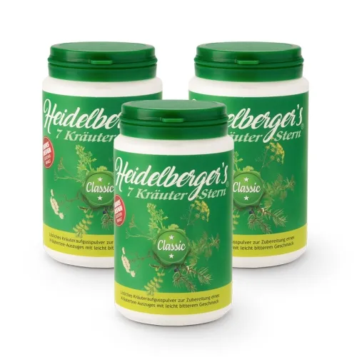3 x Heidelbergers 7-Kräuterstern Pulver 100g