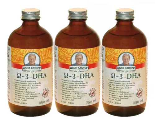 3 x Omega-3-DHA Öl 250ml