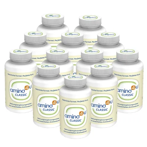 Amino4u essentielle Aminosäuren 12 x 120 Tabs vegan