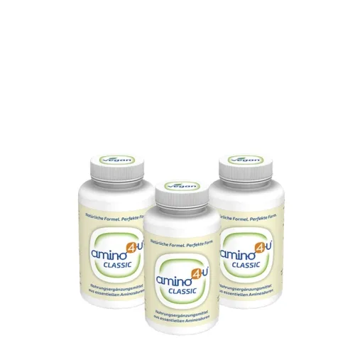 Amino4u essentielle Aminosäuren 3 x 120 Tabs vegan
