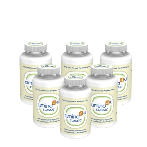 Amino4u essentielle Aminosäuren 6 x 120 Tabs vegan