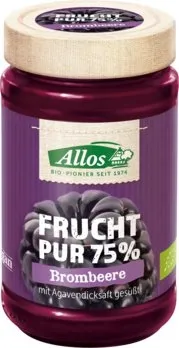 Allos Frucht Pur Aufstrich Brombeere 75% BIO 250g-Angebot