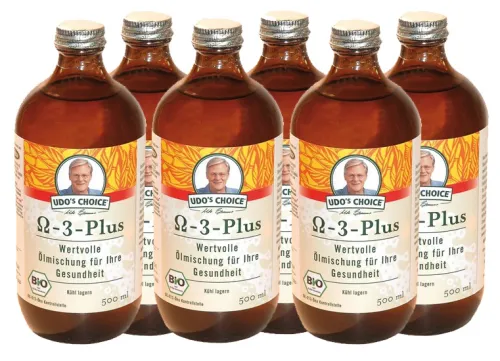 6 x Omega-3-Öl Plus BIO 500ml