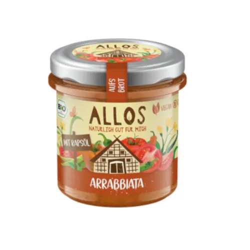 Allos Aufs Brot Arrabbiata BIO vegan