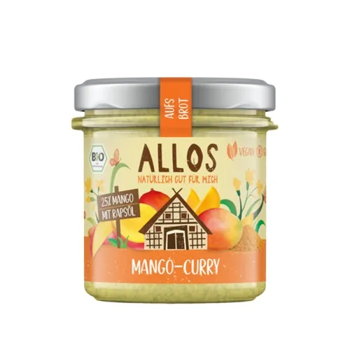 Allos Aufs Brot Mango Curry BIO vegan