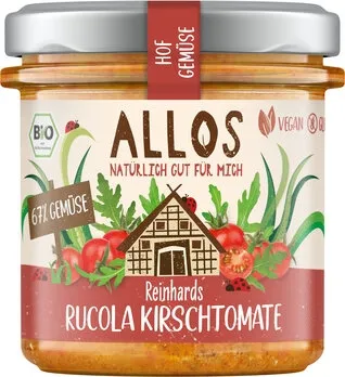 Allos Hofgemüse Reinhards Rucola Kirschtomate BIO vegan