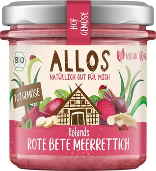 Allos Hofgemüse Rolands Rote Bete Meerrettich BIO vegan