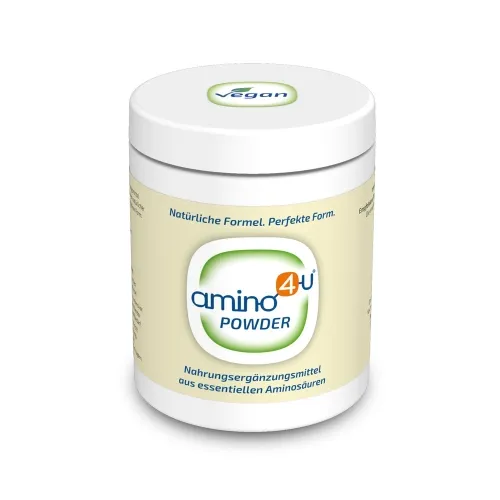 Amino4u essentielle Aminosäuren 120g Pulver vegan