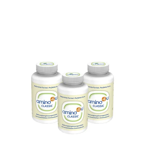 Amino4u essentielle Aminosäuren 3 x 120 Tabs vegan
