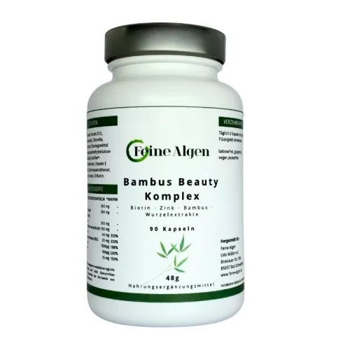 Bambus Beauty Komplex 90 Kapseln von feine-algen, vegan