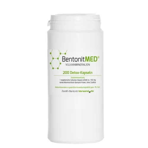 BentonitMED Detox Pulver Kapseln 200 Stück