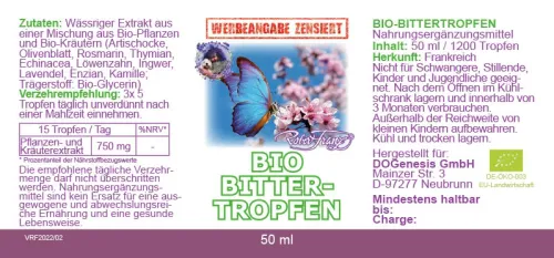 Bittertropfen BIO 50ml von Robert Franz