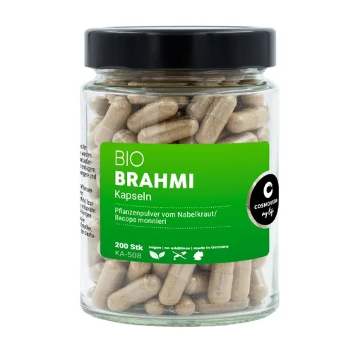 Brahmi Kapseln BIO 200 Stück von Cosmoveda