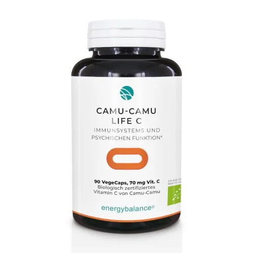 CamuCamu life C BIO natürliches Vitamin C 90 Vegane Kapseln