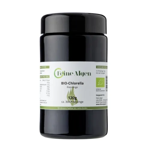 Chlorella Algen BIO 120g ca. 300 Tabletten feine-algen