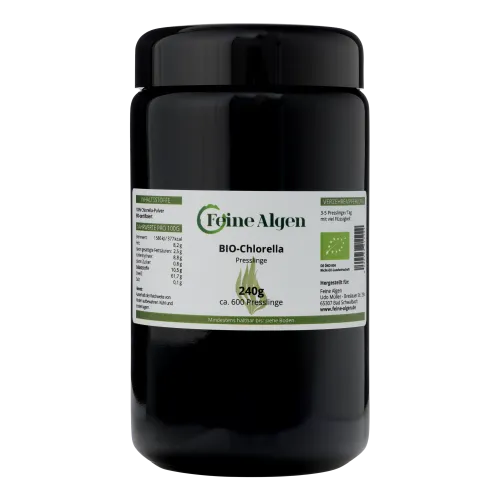 Chlorella Algen BIO 240g ca. 600 Tabletten feine-algen