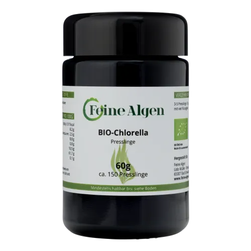 Chlorella Algen BIO 60g ca. 150 Tabletten feine-algen