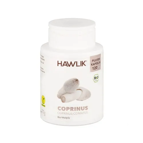 Coprinus BIO 120 Pulverkapseln Hawlik Vitalpilze