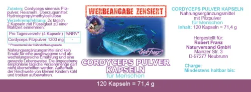 Cordyceps von Robert Franz 120 vegetarische Kapseln