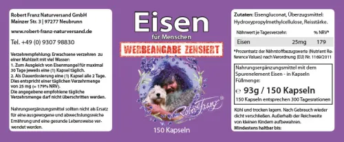 Eisen Kapseln von Robert Franz