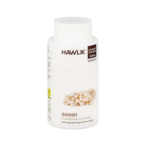 Enoki Extrakt 240 Kapseln Hawlik Vitalpilze