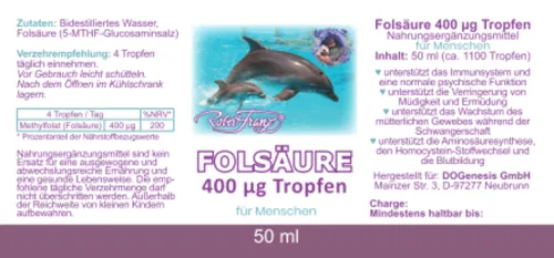 Folsäure Tropfen 50ml von Robert Franz