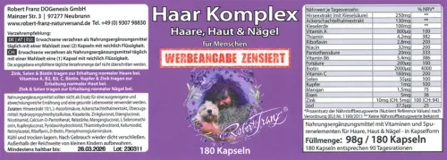 Haar Komplex von Robert Franz