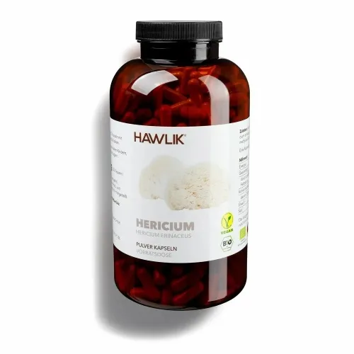Hericium BIO 500 Pulverkapseln Hawlik Vitalpilze
