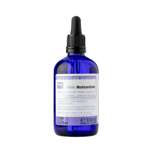 Ionic Meteoreisen flüssig Kolloid 40ppm 100ml