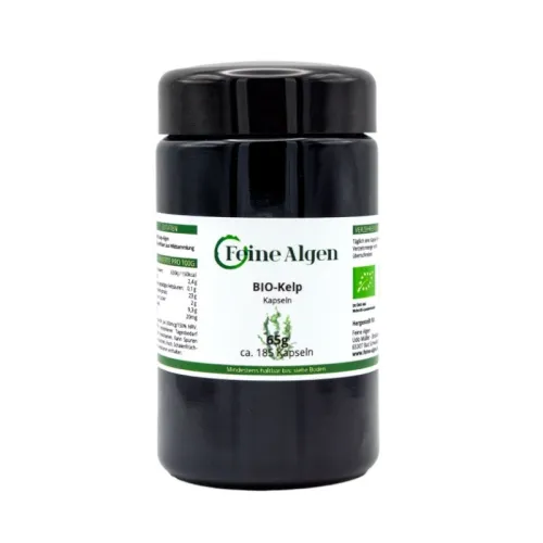 Kelp-Algen-Kapseln BIO ca. 185 Stück natürliches Jod
