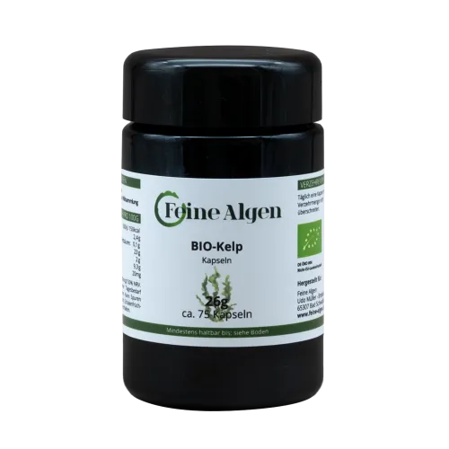 Kelp-Algen-Kapseln BIO ca. 75 Stück natürliches Jod