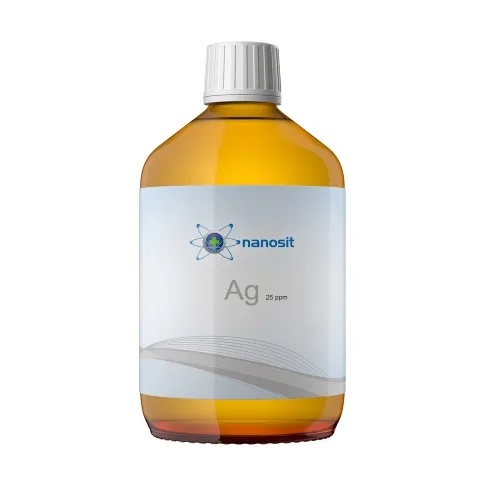 Kolloidales Silber 500ml 25ppm von Nanosit