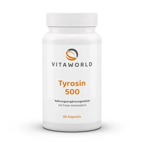 L-Tyrosin 500mg 120 vegane Kapseln