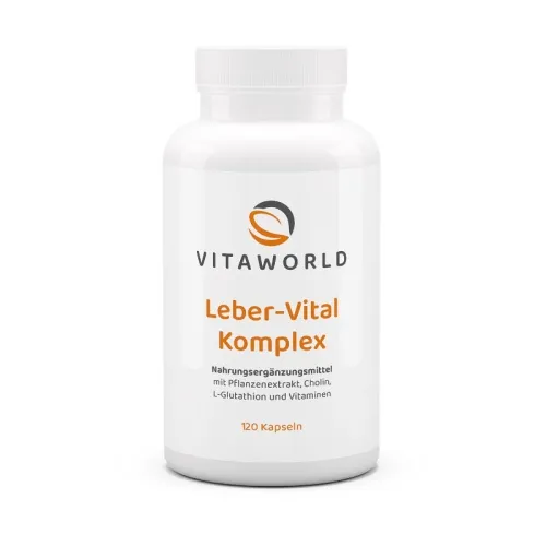 Leber-Vital Komplex 120 vegane Kapseln von Vitaworld