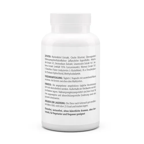 Leber-Vital Komplex 120 vegane Kapseln von Vitaworld