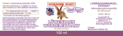 Löwenzahnwurzel-Extrakt von Robert Franz 100ml