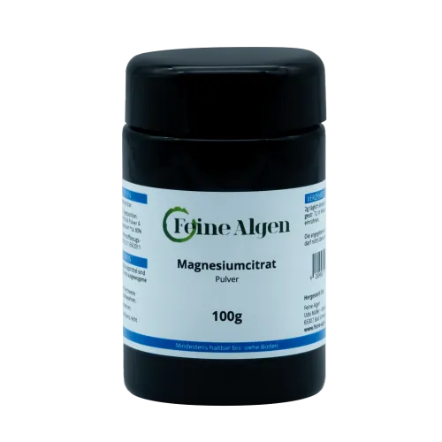 Magnesiumcitrat Pulver 100g von feine-algen