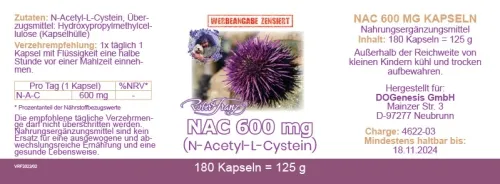 NAC-Kapseln von Robert Franz vegan