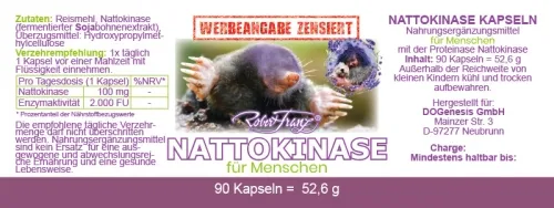 Nattokinase von Robert Franz 90 Kapseln