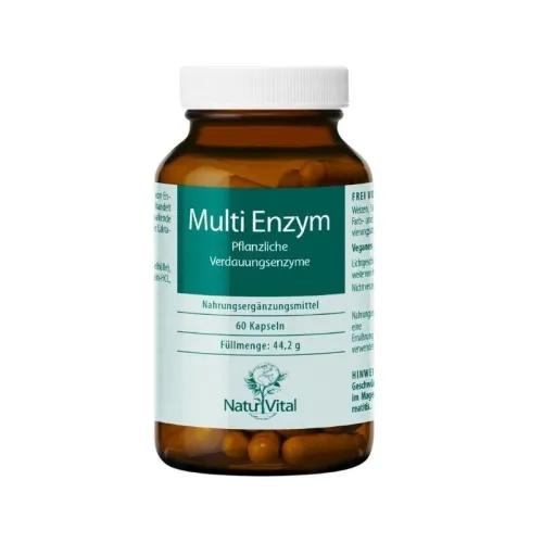 Natur Vital Multi Enzym 60 Kapseln