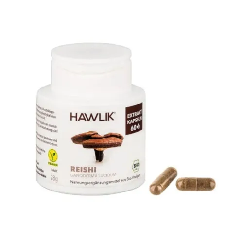 Reishi Extrakt 60 Kapseln Hawlik BIO
