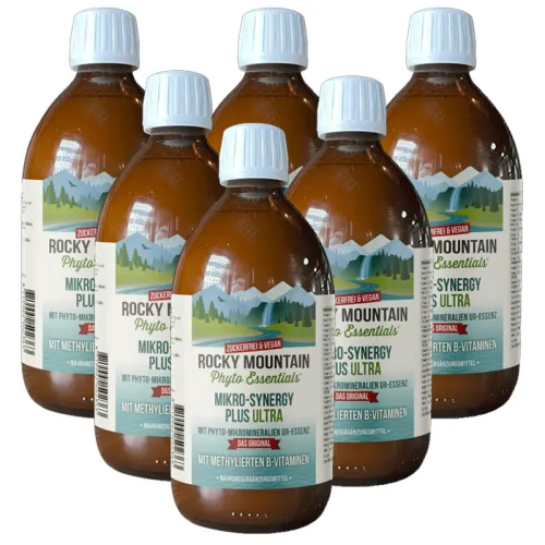 Rocky Mountain Mikro-Synergy Plus Ultra 6 x 500ml Glasflasche