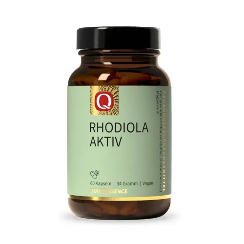 Rosenwurz Rhodiola aktiv 60 vegane Kapseln von Quintessence