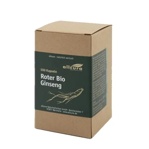 Roter Ginseng BIO 100 Kapseln vegan