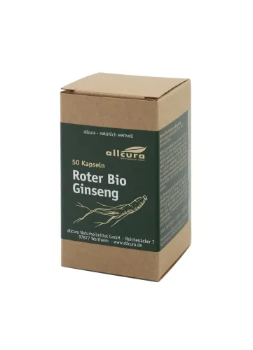 Roter Ginseng BIO 50 Kapseln vegan