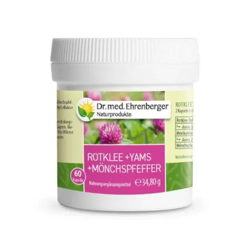 Rotklee-Yams-und Mönchspfeffer-Extrakt 60 vegane Kapseln