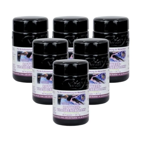 Rotweintraubenextrakt OPC 3 x 60 vegane Kapseln von Robert Franz