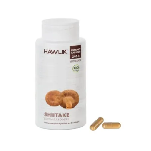 Shiitake Extrakt 240 Kapseln Hawlik BIO